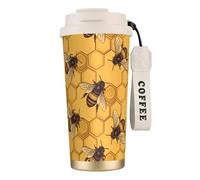 SMAZDFXX Mug de voyage PeakPeak 100% étanche en acier inoxydable 316, à isolation sous vide, avec couvercle et paille, idéal pour l'eau, le thé glacé, le café, les smoothies et bien plus encore.