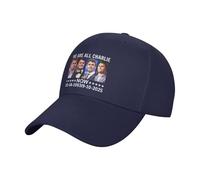 SMAZDFXX Nous Sommes Tous Charlie Kirk Maintenant Casquette de Baseball réglable Unisexe Sandwich Denim Chapeaux