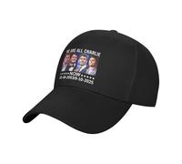SMAZDFXX Nous Sommes Tous Charlie Kirk Maintenant Casquette de Baseball réglable Unisexe Sandwich Denim Chapeaux