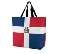 SMAZDFXX Sac à provisions réutilisable Design-39 Drapeau de Porto Rico, léger et grande capacité, pour femmes et hommes.