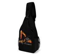SMAZDFXX Sac bandoulière décontracté pour engins de chantier, camions et pelles mécaniques, idéal pour la randonnée, les voyages et les déplacements.