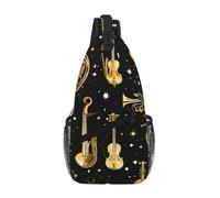 SMAZDFXX Sac bandoulière imprimé instruments de musique, en diagonale, durable et confortable, idéal pour les voyages et un usage quotidien