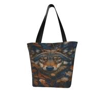 SMAZDFXX Sac cabas Design 5, motif dragon violet lumineux, sac bandoulière, sac à main pour femme, grand sac de courses de 33 cm (13 pouces).