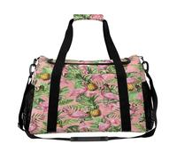 SMAZDFXX Sac de voyage/sac polochon Pink Flamingo Pine pour femme/homme