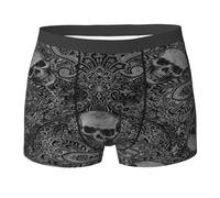 SMAZDFXX sous-vêtements pour Hommes, Motif œil égyptien doré Ankh, Égypte - Boxer élastique pour Hommes