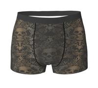 SMAZDFXX sous-vêtements pour Hommes, Motif œil égyptien doré Ankh, Égypte - Boxer élastique pour Hommes