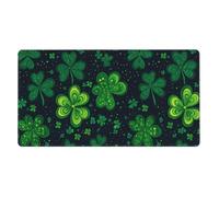SMAZDFXX Tapis de Souris Good Fortune Shamrock Clover, Grand Format, Base antidérapante en Caoutchouc, 40,6 x 74,9 cm (16 x 29,5 Pouces).
