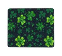 SMAZDFXX Tapis de Souris rectangulaire Good Fortune Shamrock Clover, imperméable, avec Base en Caoutchouc antidérapante, 17,8 x 21,8 cm (7 x 8,6 Pouces).