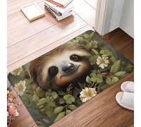 SMAZDFXX Tapis d'entrée 40 x 60 cm, Motif Paresseux, Mon Animal Totem. Tapis Absorbant et Facile à Nettoyer pour terrasse, Maison de Campagne ou Autre intérieur.