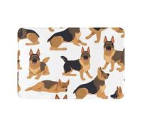 SMAZDFXX Tapis d'entrée 40 x 60 cm, Tapis d'intérieur, paillasson de Style Berger, antidérapant et imperméable