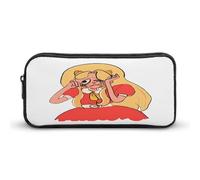 SMAZDFXX Trousse à Crayons Wally-Darling Julie Merch, Trousse de Rangement Kawaii pour Papeterie, Trousse de Maquillage pour Adultes, Petite Taille, 22,1 x 11,9 x 5,1 cm