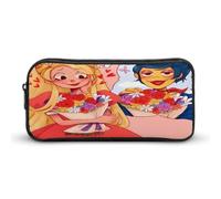 SMAZDFXX Trousse à Crayons Wally-Darling Julie Merch, Trousse de Rangement Kawaii pour Papeterie, Trousse de Maquillage pour Adultes, Petite Taille, 22,1 x 11,9 x 5,1 cm
