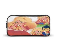 SMAZDFXX Trousse à Crayons Wally-Darling Julie Merch, Trousse de Rangement Kawaii pour Papeterie, Trousse de Maquillage pour Adultes, Petite Taille, 22,1 x 11,9 x 5,1 cm