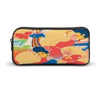 SMAZDFXX Trousse à Crayons Wally-Darling Julie Merch, Trousse de Rangement Kawaii pour Papeterie, Trousse de Maquillage pour Adultes, Petite Taille, 22,1 x 11,9 x 5,1 cm