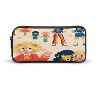 SMAZDFXX Trousse à Crayons Wally-Darling Julie Merch, Trousse de Rangement Kawaii pour Papeterie, Trousse de Maquillage pour Adultes, Petite Taille, 22,1 x 11,9 x 5,1 cm