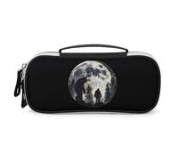 SMAZDFXX Trousse de Maquillage Bigfoot Moon, Grande capacité, Trousse à Crayons Portable avec séparateur et poignée
