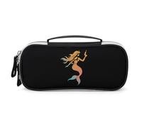 SMAZDFXX Trousse de Maquillage sirène tueuse, Grande capacité, Trousse à Crayons Portable avec séparateur et poignée