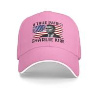 SMAZDFXX Une Vraie Casquette de Baseball Patriott Charlie Kirk Repose en Paix, Nous Sommes Charlie