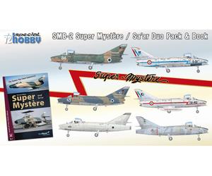 SMB-2 SUPER MYSTERE DUAL COMBO FR/IAF + BOOK - PLASTIC KIT 1/72 SPECIAL HOBBY