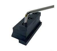 SMBB1626 SMBB2026 SMBB2032 SMBB2532 SMBB3232 Support de plaque de séparation pour tige de fraiseuse SPB Acier allié 52-56 Angle de coupe à 90 degrés Vis dans l'insert (SMBB2026)