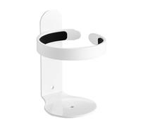 Smbcgdm Support mural moderne pour brosse à dents - Sans perçage - En alliage d'aluminium - Forte capacité de charge - Pour salle de bain - Gel douche - Shampooing - Blanc