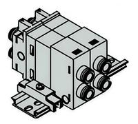 SMC Double Vérification Collecteur Vanne Pneumatique 8mm Push-In - VQ2000-FPG-C8C8