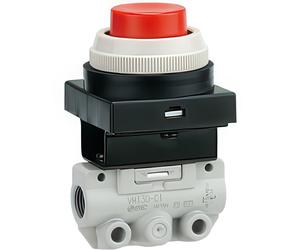 SMC Vanne À Rouleau Mécanique 2/2 Voies G1/4'' VM200 200 - VM220U-F02-00A
