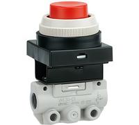 SMC Vanne À Rouleau Mécanique 3/2 Voies Rc1/8'' - VM131-01-01A