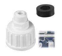 SMCEHEYA Adaptateur de robinet BSP 1/4" x 6,35 mm | Connecteur d'eau de réfrigérateur | Connecteur rapide de raccord de filtre à eau | Raccords de tuyau d'eau de rechange | Raccord de tuyau droit |