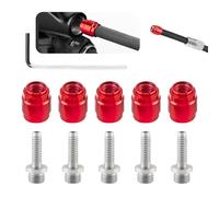 SMCEHEYA Lot de 5 Inserts de Frein à Disque - Olives pour Vélo de Montagne - Kit de Raccord d'Huile - Outil pour SRAM AVID - Pièces de Rechange