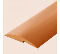 SMCMGECEUZ Bande De Seuil De Porte, Bande De Transition, Profilé De Transition Auto-adhésive PVC,Pour Pente De Seuil Inférieure À 0.2 Pouces Sol - Couleur Café(Brown,1-1/2in/3.5cm)