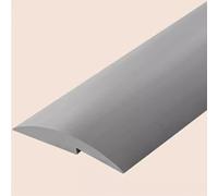 SMCMGECEUZ Bande De Seuil De Porte, Bande De Transition, Profilé De Transition Auto-adhésive PVC,Pour Pente De Seuil Inférieure À 0.2 Pouces Sol - Couleur Café(Gray,1-1/5in/3cm)