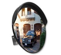 SMCONVEXMIR18 SecurityMan Grand miroir convexe d'angle mort 45,7 cm en polycarbonate résistant aux chocs, vue réglable pour extérieur ou intérieur