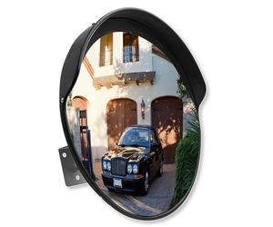 SMCONVEXMIR18 SecurityMan Grand miroir convexe d'angle mort 45,7 cm en polycarbonate résistant aux chocs, vue réglable pour extérieur ou intérieur