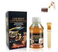 Smdrafy Colle pour Ciel de Toit de Voiture, Colle de Réparation pour Ciel de Toit de Voiture, De Réparation avec Pinceau, Polyvalente pour Toiture Auto,pour Les Cuirs（100g）