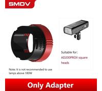 SMDV Flip 20 24 28 boîte à lumière parabolique à dégagement rapide pour A1 godox V1 AD100PRO V860II AD200 AD200PRO Flash boîte à lumière - Type AD200PROII Adapter 1