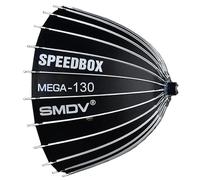 SMDV Speedbox Mega-130 Deep Softbox - Éclairage Professionnel de Photographie avec résistance à la Chaleur, Monture Bowens et diamètre 130 cm