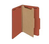 Smead 18723 Pressboard Classeur trieur, 1 séparateur, 2 pouces Exp, 0,4 Couper, Legal, Net, 10-BX