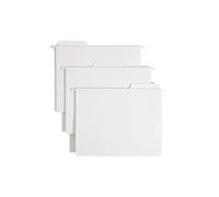Smead FasTab 64002 Lot de 20 dossiers suspendus avec languette intégrée 1/3, format lettre, blanc