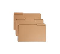 Smead Fermeture dossiers de fichiers, 1 Fermeture, renforcé 1/3-Cut Tab, Legal Size, kraft, 50 par boîte (19834)