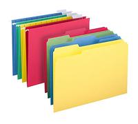 Smead Kit de dossiers suspendus, format lettre, couleurs assorties (92008)