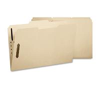 Smead Lot de 12 chemises de classement avec 2 attaches, onglets renforcés 1/3, format lettre, manille, 11537