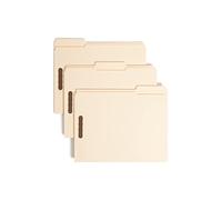 Smead Lot de 25 chemises à fermeture en manille, onglets renforcés 1/3, format lettre (14536)