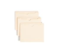 Smead Lot de 25 chemises manille renforcées à coupe droite, extension de 2,5 cm, format lettre (75517)