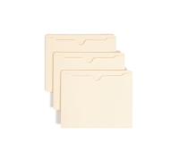 Smead Lot de 25 chemises manille renforcées à coupe droite, format lettre (75499)