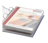 Smead Lot de 3 enveloppes à trois anneaux, extension de 3,8 cm, rabat avec fermeture auto-agrippante, lettre, transparent, 3 par paquet (89500)