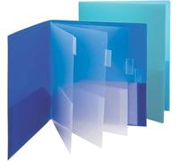 Smead Organiseur à 10 poches, format lettre, 2 par paquet, 1 de chaque bleu foncé et bleu sarcelle (89204) (lot de 1)
