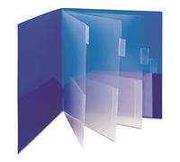 Smead Organiseur à 10 poches, format lettre, 2 par paquet, 1 de chaque bleu foncé et bleu sarcelle (89204) (lot de 1)