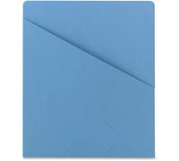 Smead Organized Up Slash 75431 Lot de 25 chemises de classement Bleu Format lettre