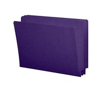 Smead Shelf-Master 25420 Lot de 100 classeurs à onglet droit renforcé, format lettre, violet, 100 par boîte